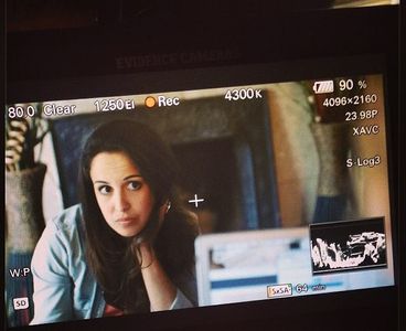 On the set of The House on Pine Street