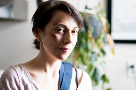 Vanessa Burns as Becky Miller in Acting Up.