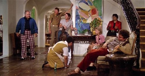 Patricia Alice Albrecht, Brian Frishman, Stephen Furst, Sal Lopez, Dave Shelley, and Andy Tennant in Midnight Madness (1