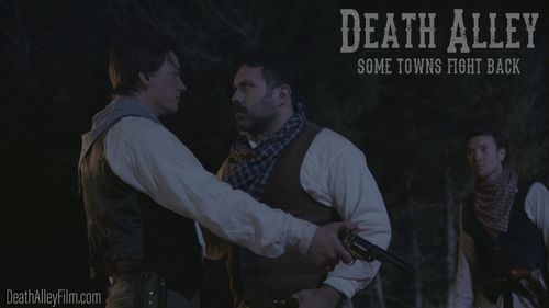 Tristan Campbell, Joshua R. Outzen, and Jacob Campos in Death Alley (2021)
