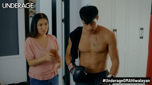 Yayo Aguila and Victor Silayan in Underage (2023)