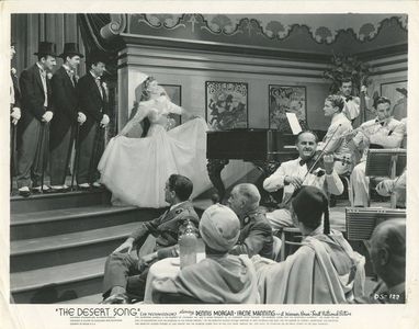 George Dobbs, Irene Manning, and Dennis Morgan in The Desert Song (1943)