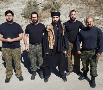 Sameer Ali Khan on the set of #SEALTEAM #CBS