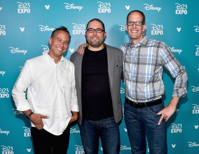 Pete Docter, Jonas Rivera, and Josh Cooley at an event for The Pixar Story (2007)
