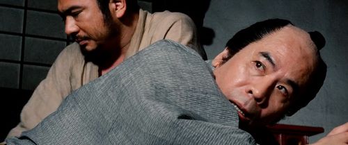 Shintarô Katsu and Kenzô Tabu in Zatoichi Goes to the Fire Festival (1970)