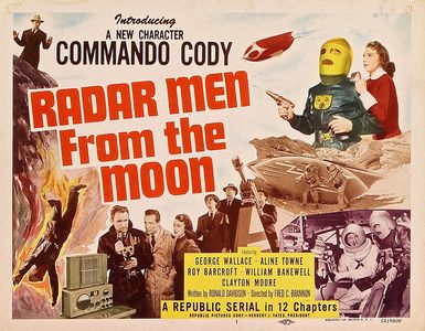 William Bakewell, Aline Towne, and George D. Wallace in Radar Men from the Moon (1952)