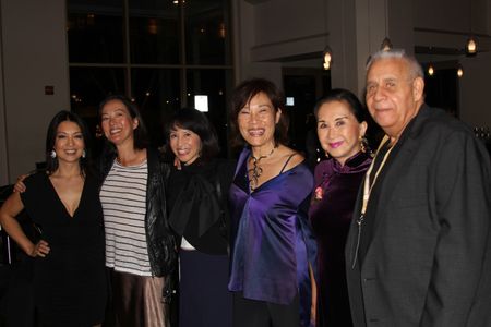 At the 25th Anniversary of the JOY LUCK CLUB during the Asian World Film Festival - with Cast & Janet Yang Producer.