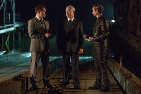 John Barrowman, Matt Letscher, and Neal McDonough in DC's Legends of Tomorrow (2016)