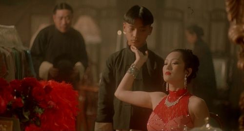 Gong Li, Xuejian Li, and Xiaoxiao Wang in Shanghai Triad (1995)