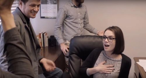 Tom Malloy and Abbi Snee in #Screamers (2016)