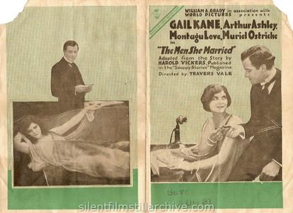 Montagu Love, Arthur Ashley, Gail Kane, and Muriel Ostriche in The Men She Married (1916)