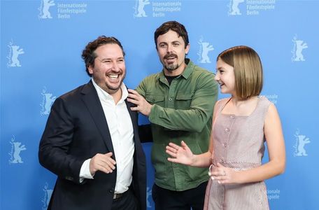 Casey Affleck and Anna Pniowsky at an event for Light of My Life (2019)