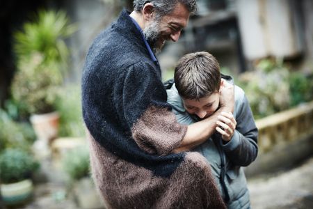 Vincent Cassel and Jeremy Chabriel in Partisan (2015)