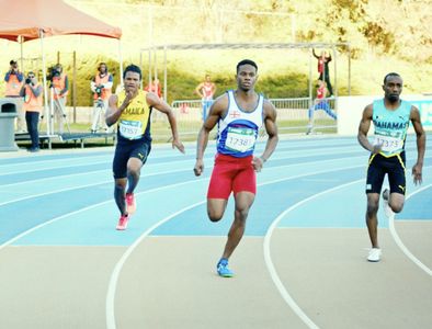 Darren Lee Campbell and Dale Elliott in Sprinter (2018)