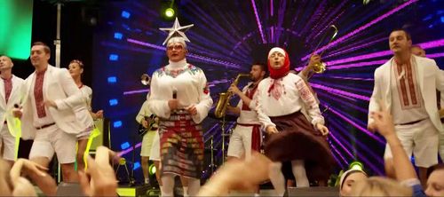 Stanislav Boklan and Volodymyr Zelenskyy in Servant of the People 2 (2016)