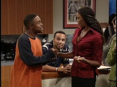 Rhona Bennett and Alex Thomas in The Jamie Foxx Show (1996)