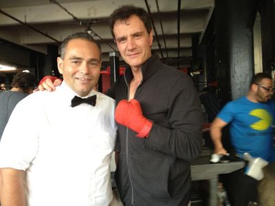 Jim Ciccone & Tim Dekay On Location @ Gleason's Gym (Brooklyn) WHITE COLLAR