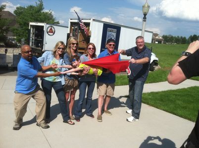 Super Team of Harvest Creative & MEIJER Stores wrapping the MEIJER commercial shoot with superboy JP VANDERLOO. Here is 