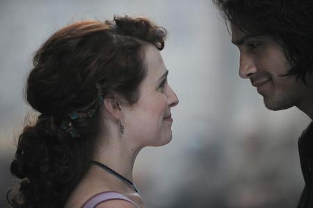 Luke Pasqualino and Tamla Kari in The Musketeers (2014)