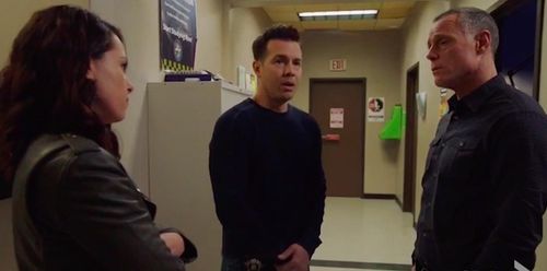 Jason Beghe, Jon Seda and Sofia Lama in Chicago PD