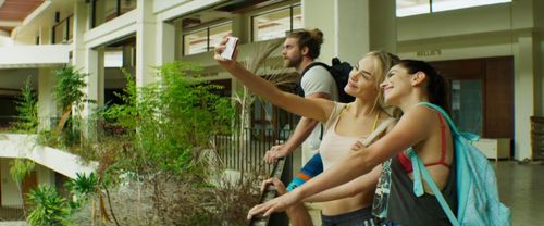 Bianca Haase and Brock O'Hurn in The Resort (2021)