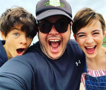 Josh Gad, Lara McDonnell, and Ferdia Shaw in Artemis Fowl (2020)