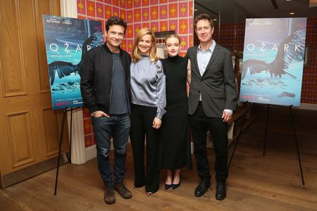 Jason Bateman, Chris Mundy, and Julia Garner at an event for Ozark (2017)