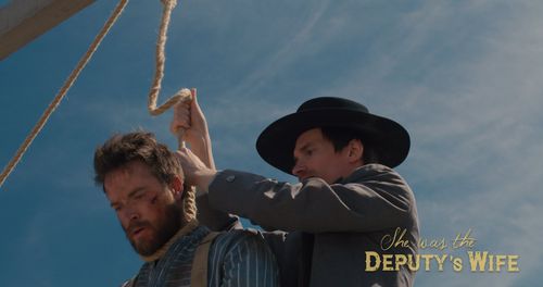 Vincent Stalba and Shayn Herndon in She Was the Deputy's Wife (2021)