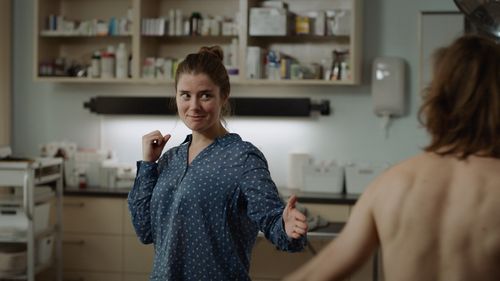 Robrecht Vanden Thoren and Kim Snauwaert in The Best of Dorien B. (2019)