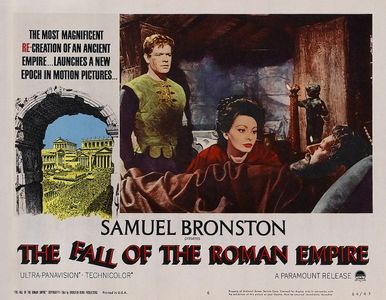 Alec Guinness, Sophia Loren, and Stephen Boyd in The Fall of the Roman Empire (1964)