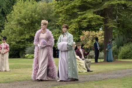 Claudia Jessie and Jessica Madsen in Bridgerton (2020)