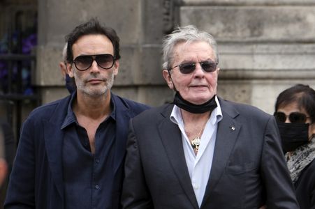 Alain Delon and Anthony Delon