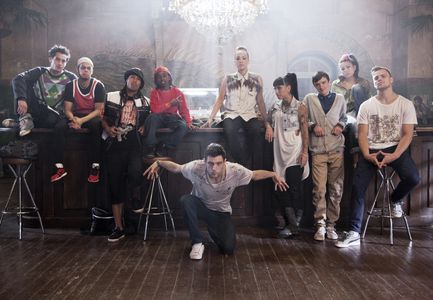 Stephanie Nguyen, George Sampson, Ali Ramdani, and Samuel Revell in StreetDance 2 (2012)