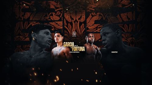 Javier Fortuna and Ryan Garcia in DAZN Boxing: Ryan Garcia vs. Javier Fortuna: Final Press Conference (2022)