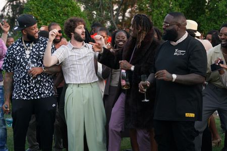 Gata, Rick Ross, and Dave Burd in Dave: Hearsay (2023)