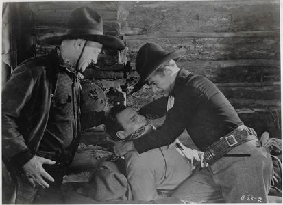 Buck Jones, Walter Miller, and Lee Shumway in The Ivory-Handled Gun (1935)