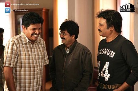 Rajinikanth, S. Shankar, and Vivek in Sivaji (2007)