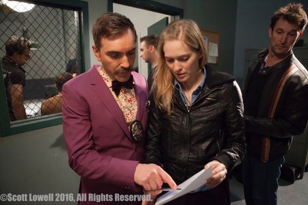 On the set of 