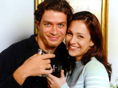 Fábio Assunção and Gabriela Duarte in Por Amor (1997)