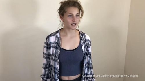 Still of Ryan Baumann from audition video for a Co-Star role on the TV show SHAMELESS. (Age 15, Aug. 2020)