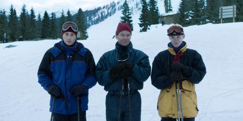 Dominic West, Luther Ford, and Ed McVey in The Crown: Willsmania (2023)