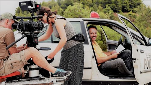 Dimitris Tsilinikos behind the scenes in 