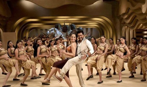 Suriya and Anushka Shetty in Singam 3 (2017)