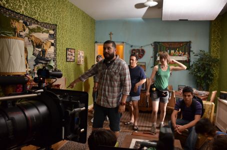 on set of Tio Papi