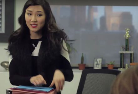 Natalie Kim in the comedy series, Gemma & The Bear