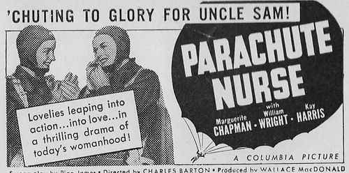Marguerite Chapman and Kay Harris in Parachute Nurse (1942)
