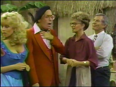 Johnny Haymer, Judy Landers, Ken Olfson, and Susan Tolsky in Madame's Place (1982)
