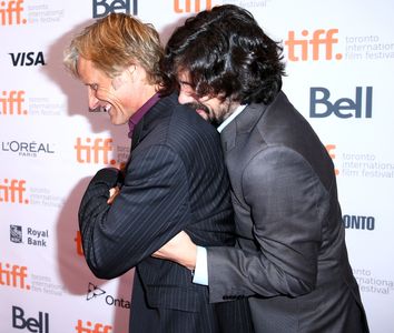 Viggo Mortensen and Lisandro Alonso at an event for Jauja (2014)