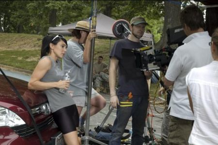 On set of US ARMY film
