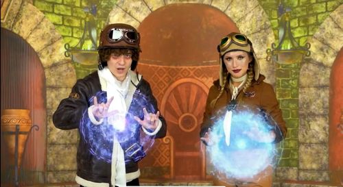 Parker Russell and Erica Juliet in The Super Pops (2019)